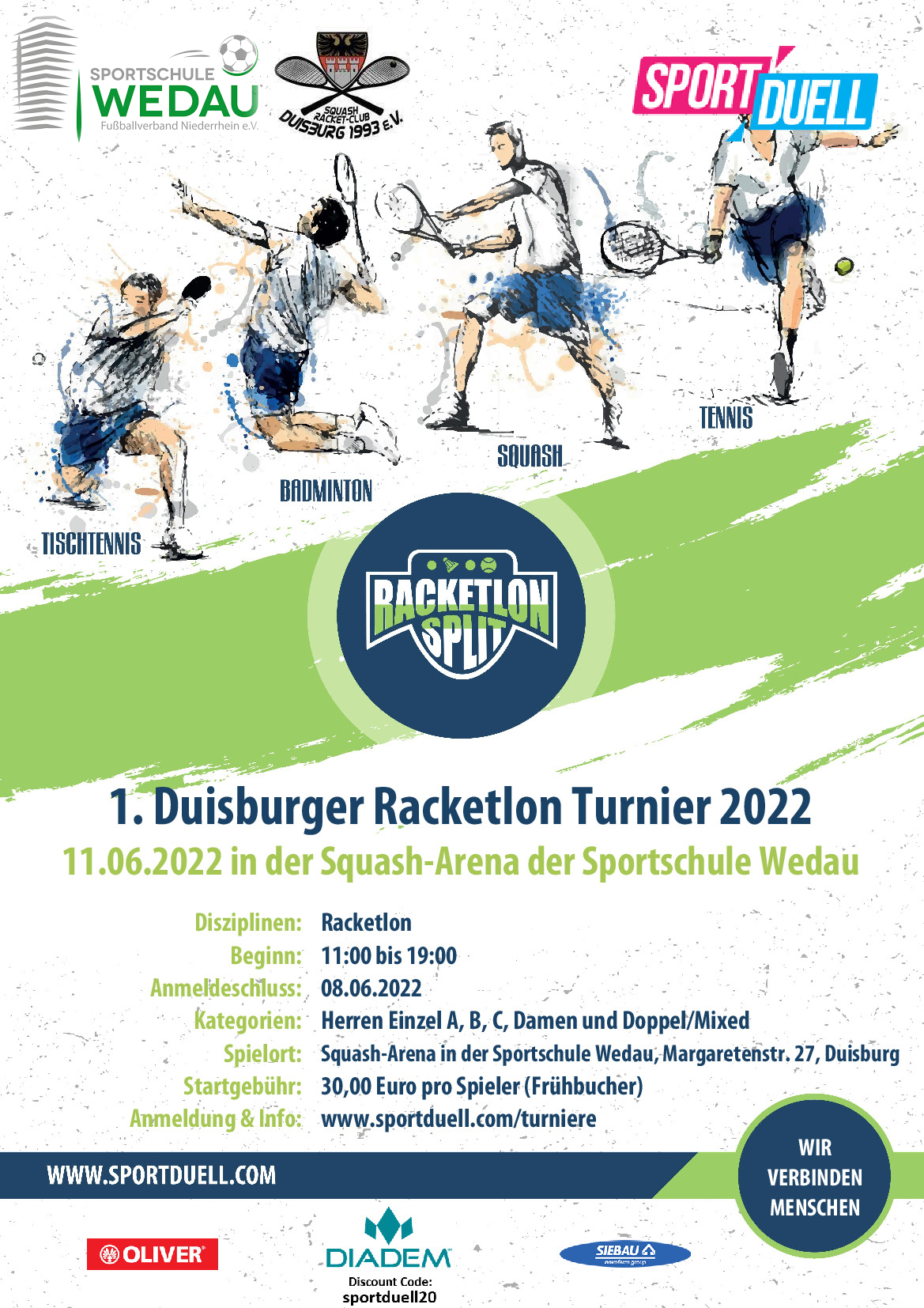 1. Duisburger Racketlon Turnier 2022